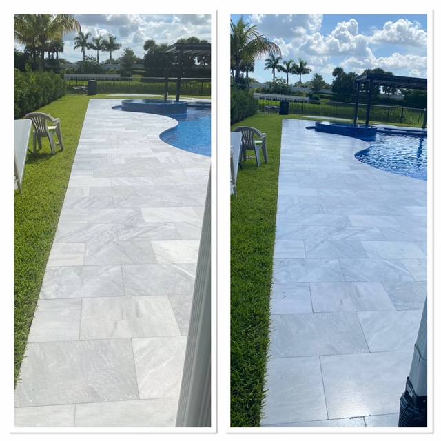 paver patio before and after