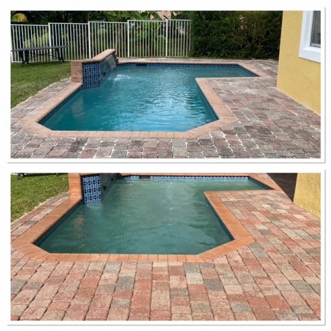 pavers before and after photos